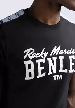 Футболка с принтом BENLEE, черный