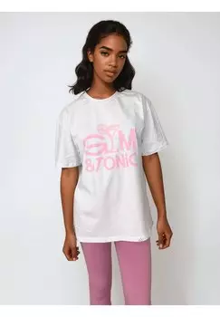 Футболка с принтом BeShaped, белый