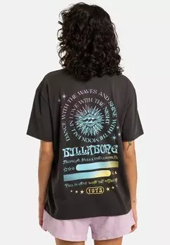 Футболка с принтом BEST SESSION Billabong, черный