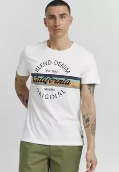 Футболка с принтом BHADAMUS Blend, цвет snow white