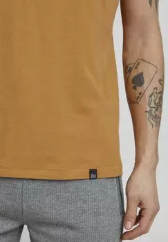 Футболка с принтом Bhamatus Blend, елово-желтая