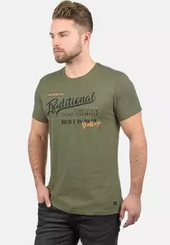 Футболка с принтом Bhdoppler Blend, цвет dusty olive