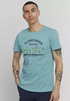 Футболка с принтом Bhfingo Me Blend, цвет mineral blue