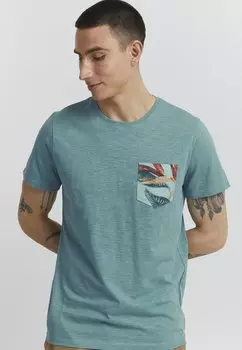 Футболка с принтом BHTROP Blend, синий