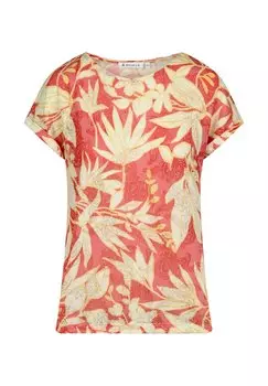 Футболка с принтом Bicalla, красный