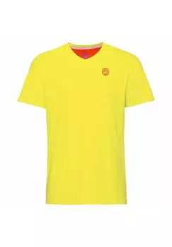 Футболка с принтом BIDI BADU, цвет neongelb rot