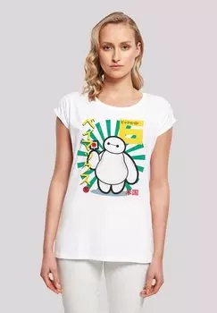 Футболка с принтом BIG HERO 6 BAYMAX LOLLYPOP F4NT4STIC, белый