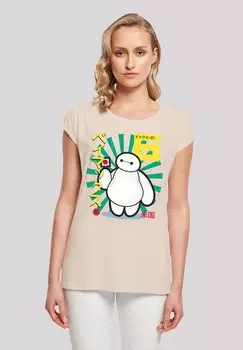 Футболка с принтом BIG HERO 6 BAYMAX LOLLYPOP F4NT4STIC, песочный
