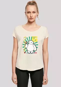 Футболка с принтом BIG HERO 6 BAYMAX LOLLYPOP F4NT4STIC, песочный