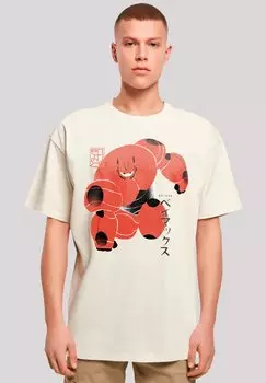 Футболка с принтом BIG HERO 6 BAYMAX SUITE POSE F4NT4STIC, песочный