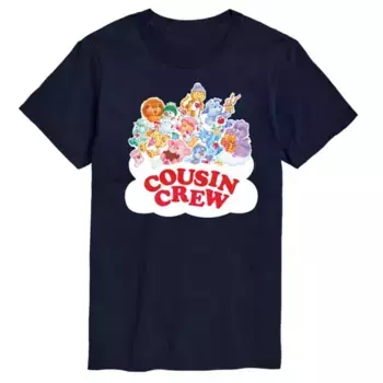 Футболка с принтом «Big & Tall Care Bear Cousins Crew» Licensed Character, синий