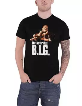 футболка с принтом Biggie Smalls, черный