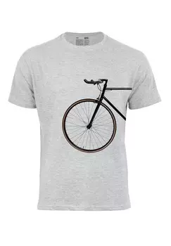 Футболка с принтом BIKE LOVER VORDERRAD Cotton Prime, серый