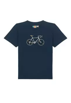 Футболка с принтом BIKE Watapparel, цвет french navy