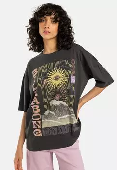 Футболка с принтом Billabong, черный