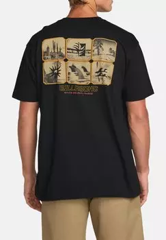 Футболка с принтом Billabong, черный