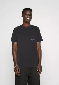 Футболка с принтом Billabong, цвет washed black