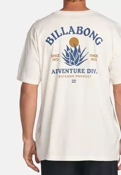 Футболка с принтом Billabong, кремовый