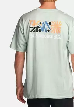 Футболка с принтом Billabong, серый
