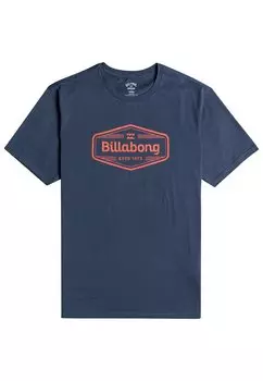 Футболка с принтом Billabong, синий