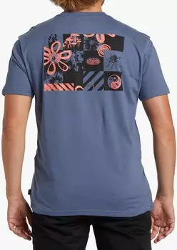 Футболка с принтом Billabong, синий