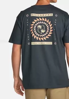 Футболка с принтом Billabong, синий