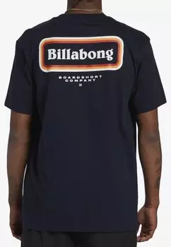 Футболка с принтом Billabong, темно-синяя