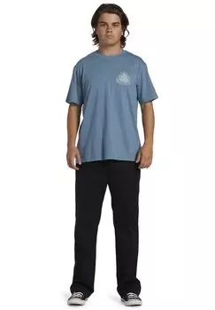 Футболка с принтом Billabong, винтажный индиго