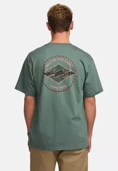 Футболка с принтом Billabong, зеленый