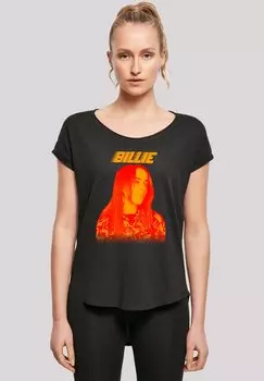 Футболка с принтом BILLIE EILISH PORTRAIT F4NT4STIC, черный