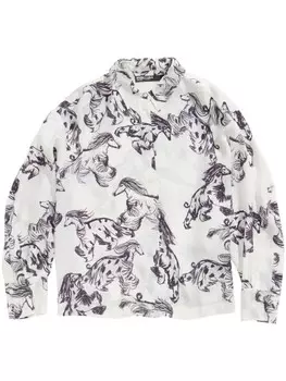 Футболка с принтом Bimba y Lola Greyhound, белый