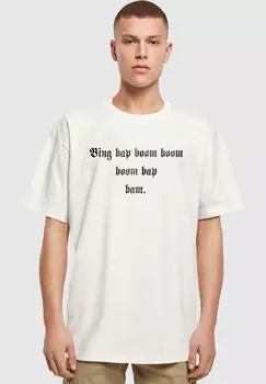 Футболка с принтом BING BAB BOOM HEAVY Upscale by Mister Tee, бежевый