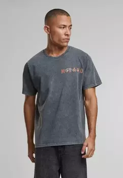 Футболка с принтом BIRRA MILANO PICA PICA, черный