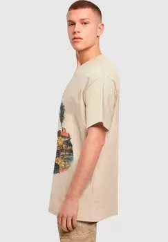 Футболка с принтом Bistro 2Y Studios, мокрый песок
