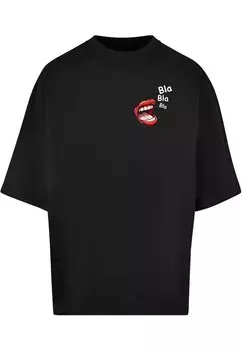Футболка с принтом BLA BLA BLA COMIC HUGE TEE Merchcode, цвет black