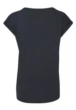 Футболка с принтом BLA COMIC EXTENDED SHOULDER TEE Merchcode, темно-синий