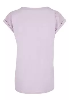 Футболка с принтом BLA COMIC EXTENDED SHOULDER TEE Merchcode, сиреневый