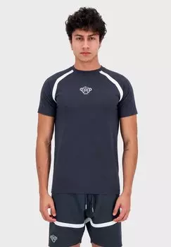 Футболка с принтом Black Bananas, темно-синий