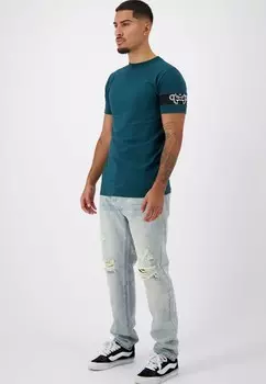 Футболка с принтом Black Bananas, темно-зеленый