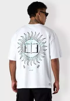 Футболка с принтом BLAZING SUNSHINE ESTEEM, белый