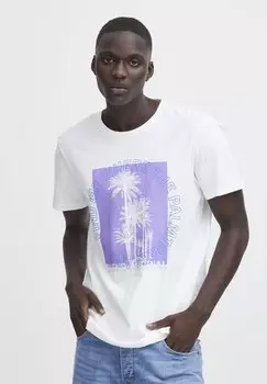 Футболка с принтом Blend, белоснежная