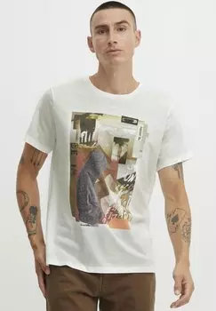 Футболка с принтом Blend, белый