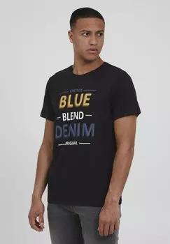 Футболка с принтом Blend, черный