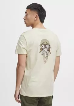 Футболка с принтом Blend, цвет cloud cream