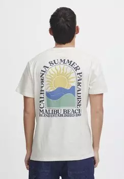 Футболка с принтом Blend, цвет snow white