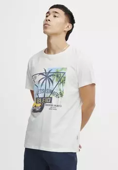 Футболка с принтом Blend, цвет snow white