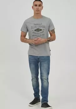 Футболка с принтом Blend, серый