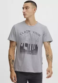 Футболка с принтом Blend, серый