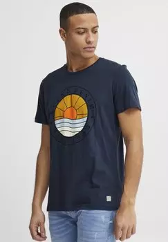 Футболка с принтом Blend, синий