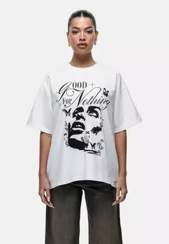 Футболка с принтом BLOSSOM TEE Good For Nothing, белый